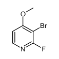 3-Bromo-2-fluoro-4-methoxy-pyridine Structure