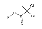 2,2-dichloropropionyl hypofluorite Structure