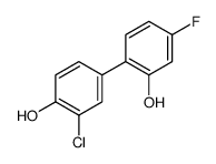 2-chloro-4-(4-fluoro-2-hydroxyphenyl)phenol结构式