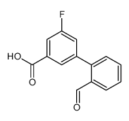 3-fluoro-5-(2-formylphenyl)benzoic acid Structure