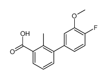 3-(4-fluoro-3-methoxyphenyl)-2-methylbenzoic acid结构式