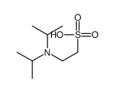 2-[di(propan-2-yl)amino]ethanesulfonic acid结构式