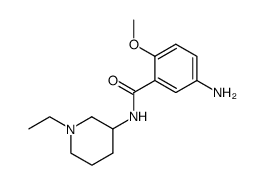 5-amino-N-(1-ethylpiperidin-3-yl)-2-methoxybenzamide结构式