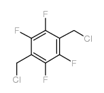 2,3,5,6-四氟-1,4-双(氯甲基)苯结构式