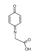 Glycine, N-(4-oxo-2,5-cyclohexadien-1-ylidene)- (9CI) Structure