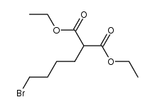 diethyl 2-(4-bromobutyl)propanedioate Structure