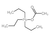 Acetoxytripropylplumbane structure