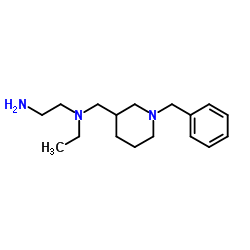 N-[(1-Benzyl-3-piperidinyl)methyl]-N-ethyl-1,2-ethanediamine结构式