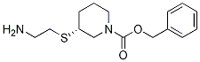 (R)-3-(2-AMino-ethylsulfanyl)-piperidine-1-carboxylic acid benzyl ester Structure