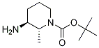 trans-tert-butyl 3-aMino-2-Methylpiperidine-1-carboxylate Structure