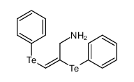 2,3-bis(phenyltellanyl)prop-2-en-1-amine Structure