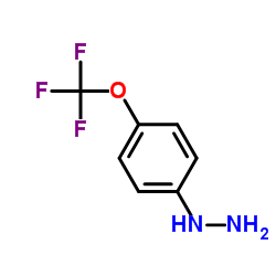 [4-(Trifluoromethoxy)phenyl]hydrazine Structure