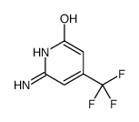 6-amino-4-(trifluoromethyl)-1H-pyridin-2-one结构式