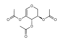 2-acetoxy-3,4-di-O-acetyl-D-xylal Structure