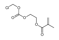 2-(chloromethoxycarbonyloxy)ethyl 2-methylprop-2-enoate Structure