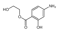 2-hydroxyethyl 4-amino-2-hydroxybenzoate结构式