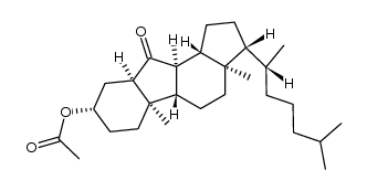 3β-Acetoxy-B-nor-5β-cholestanon-(6)结构式