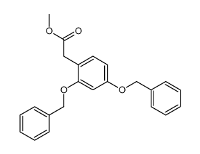2,4-双(苄氧基)苯乙酸甲酯结构式