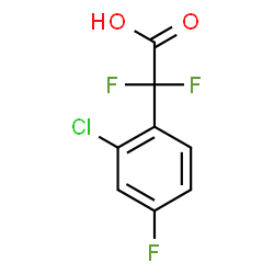 2-(2-chloro-4-fluorophenyl)-2,2-difluoroacetic acid structure