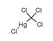 trichloro-methylmercury (1+), chloride Structure