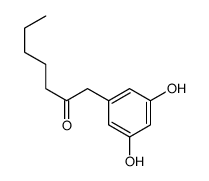 1-(3,5-dihydroxyphenyl)heptan-2-one Structure