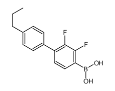 [2,3-difluoro-4-(4-propylphenyl)phenyl]boronic acid Structure