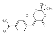 1,3-Dioxane-4,6-dione,5-[[4-(dimethylamino)phenyl]methylene]-2,2-dimethyl- Structure