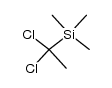 (1,1-dichloroethyl)trimethylsilane Structure