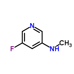 5-Fluoro-N-methyl-3-pyridinamine结构式