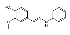vanilline phenylhydrazone Structure