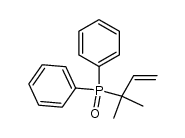 3-diphenylphosphinoyl-3-methylbut-1-ene Structure