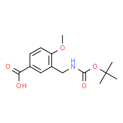 3-(BOC-AMINO)METHYL-4-METHOXY-BENZOIC ACID picture