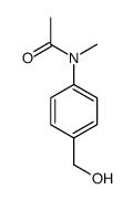 N-[4-(hydroxymethyl)phenyl]-N-methylacetamide结构式