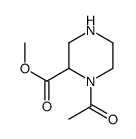 2-Piperazinecarboxylicacid,1-acetyl-,methylester(9CI) Structure