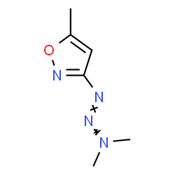 Isoxazole, 3-(3,3-dimethyl-1-triazenyl)-5-methyl- (9CI) structure