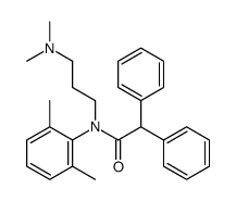N-[3-(dimethylamino)propyl]-N-(2,6-dimethylphenyl)-2,2-diphenylacetamide结构式