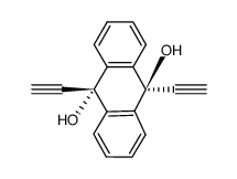 9,10-diethynyl-9,10-dihydro-anthracene-9r,10t-diol Structure