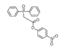 (4-nitrophenyl) 2-diphenylphosphorylacetate Structure