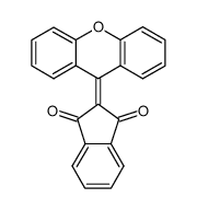 2-(9-xanthylidene)indane-1,3-dione Structure