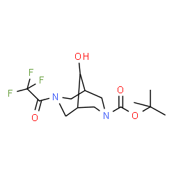tert-butyl 9-hydroxy-7-(2,2,2-trifluoroacetyl)-3,7-diaza-bicyclo[3.3.1]nonane-3-carboxylate picture