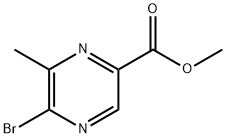 Methyl 5-bromo-6-methylpyrazine-2-carboxylate structure