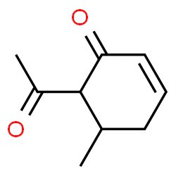 2-Cyclohexen-1-one, 6-acetyl-5-methyl- (9CI)结构式