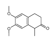 1-methyl-6,7-dimethoxy-2-tetralone结构式