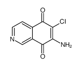 7-amino-6-chloroisoquinoline-5,8-dione Structure