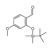 2-[tert-butyl(dimethyl)silyl]oxy-4-methoxybenzaldehyde结构式