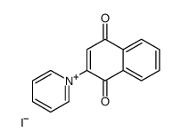 2-pyridin-1-ium-1-ylnaphthalene-1,4-dione,iodide Structure