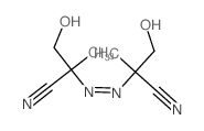 Propanenitrile,2,2'-(1,2-diazenediyl)bis[3-hydroxy-2-methyl- Structure
