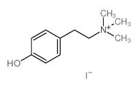Hordenine methiodide结构式