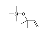 trimethyl(2-methylbut-3-en-2-yloxy)silane结构式