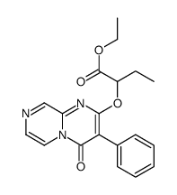 ethyl 2-(4-oxo-3-phenylpyrazino[1,2-a]pyrimidin-2-yl)oxybutanoate Structure